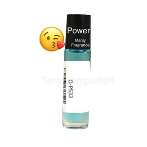 Power (M) Uncut Fragrance Oil 1/3 Oz Glass Roll-On Bottle
